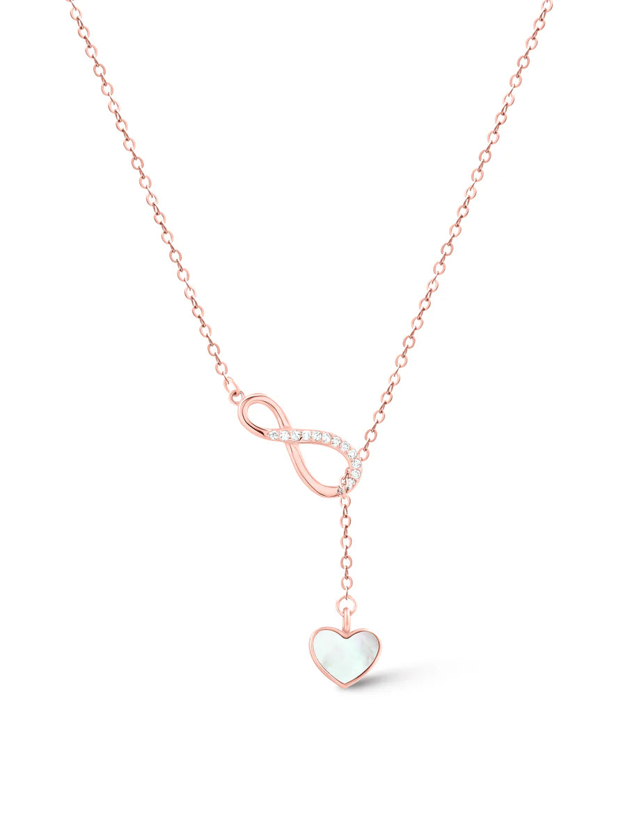 Infinity Heart Pendant Chain